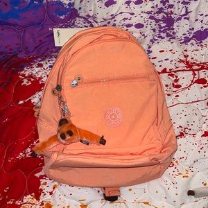 Kipling Small Backpack in a beautiful Coral color